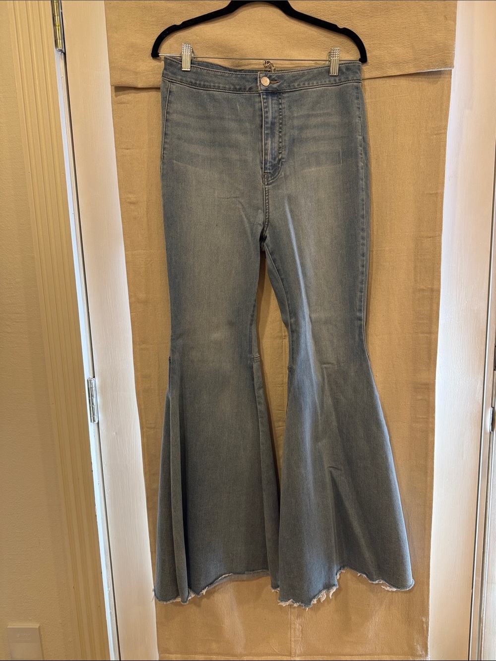 Free People Light Blue Flare Jeans